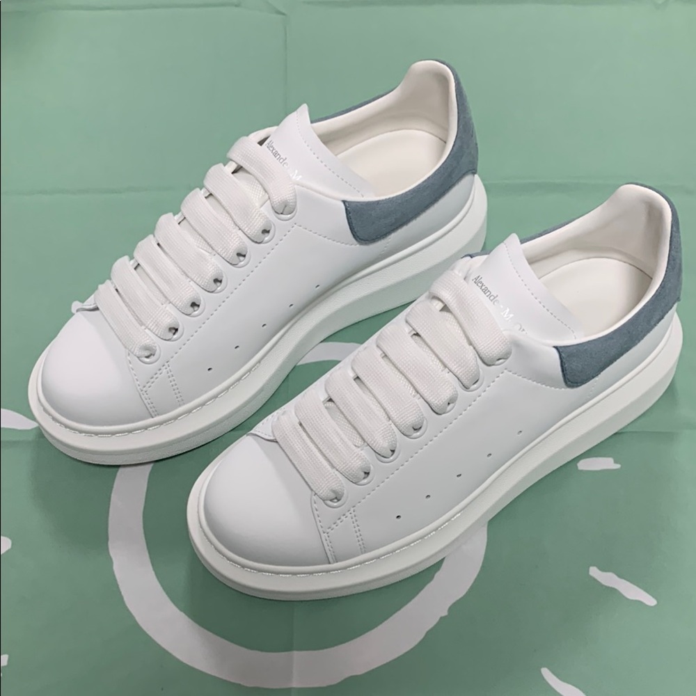 White and Gray Sneakers